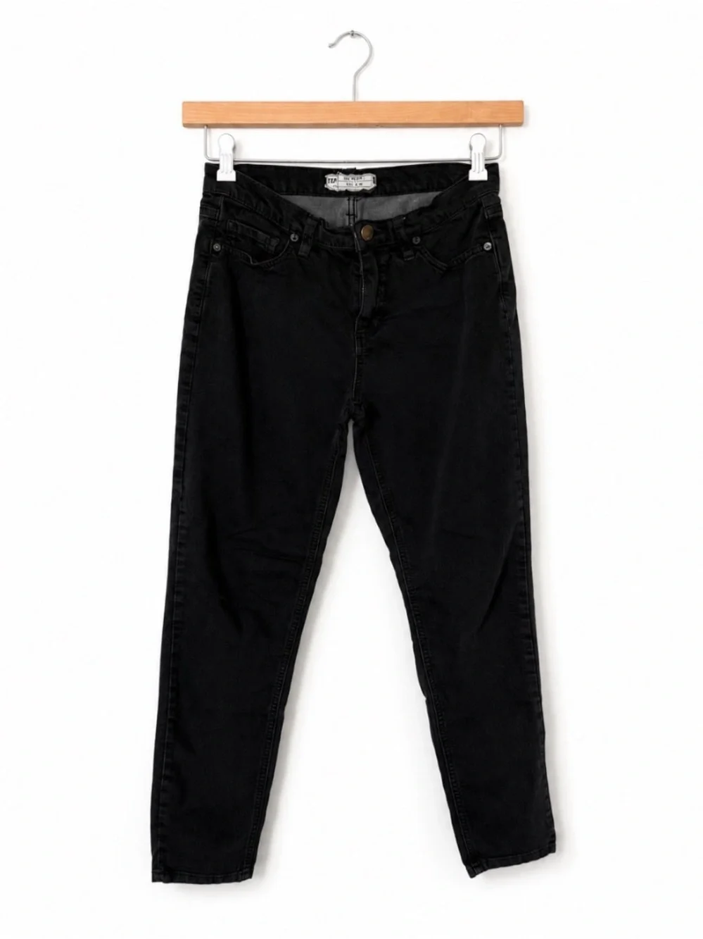 Free People High Rise Black Skinny Jeans Women 26